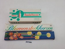 Haushaltskerzen Blumensteckkerzen DDR Wittol Originalverpackung Deko #257590