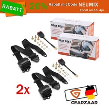 2x 3 Punkt Automatikgurt