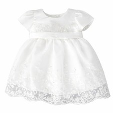 Baby Festkleid Mädchen Weiß