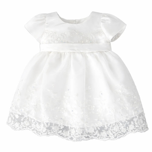 Baby festkleid mädchen - baby, weiß
