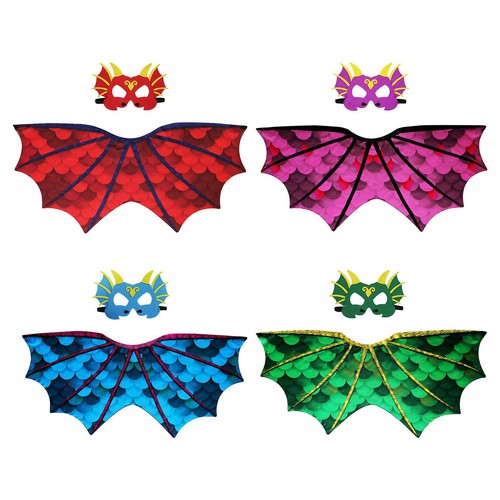 Dinosaurier-Flügel-Masken-Set