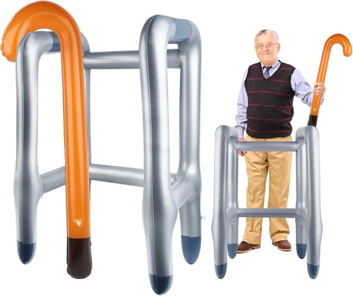 Aufblasbare gehhilfe und - aufblasbare,