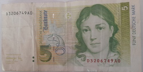 Deutsche mark schein 1 - deutsche,