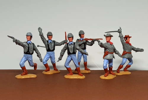 Timpo toys acw confederates - -acw,