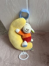 BAMBIA Spieluhr Mond Schaf orange rot gelb Guten Abend Gute Nacht