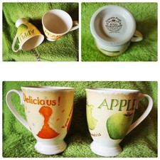 2x Crackie Fruit ROYAL Grafton Kaffeebecher Kaffeetassen Frühstückstassen