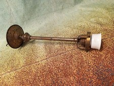 Alte Messinglampe - Halterung