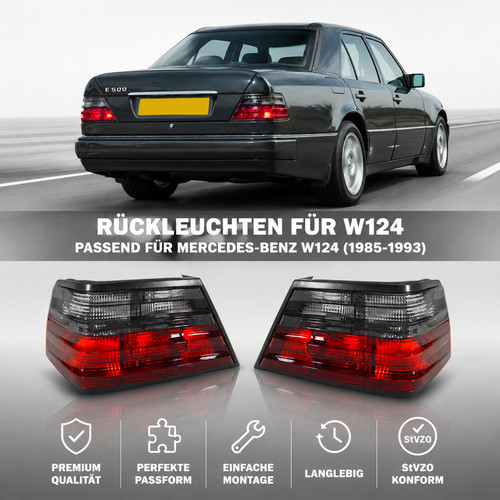 Rot schwarz heckleuchte - 2x,