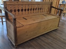 Antike Bank Sitzbank Holzbank