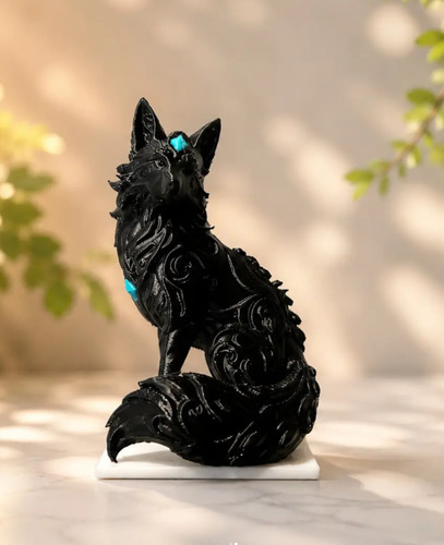 Gedruckter fantasy fuchs - 3d-gedruckter, fantasy-fuchs