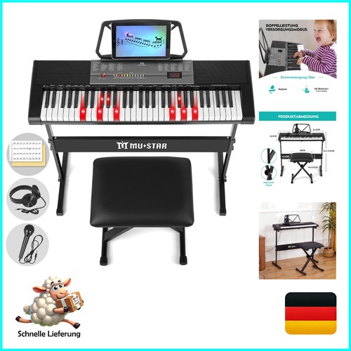 Mustar key digital keyboard - mustar, 61-key