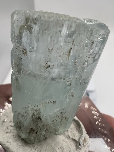 Aquamarine carystal from - aquamarine,