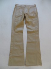 Levi's Damen Leder Jeans Hose W 31 /L 34 Beige Lederjeans, Echt Lederhose KULT !