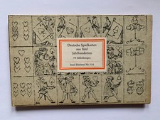 Deutsche Spielkarten aus fünf Jahrhunderten - Buch - Insel-Bücherei Nr. 755