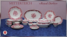 Mitterteich "Royal Derby" Teile zur Wahl: teller tasse dose platte rot Bavaria
