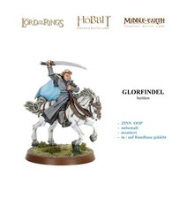 Zinn - Glorfindel beritten - Elben / Waldelben - GW - OOP - unbemalt - ohne OVP
