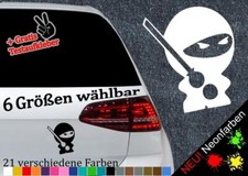 Ninja Aufkleber -6 Größen 21