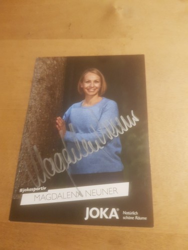 Magdalena neuner autogramm - neuner,