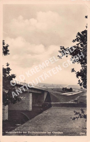 Postkarte muldebrücke der - postkarte,