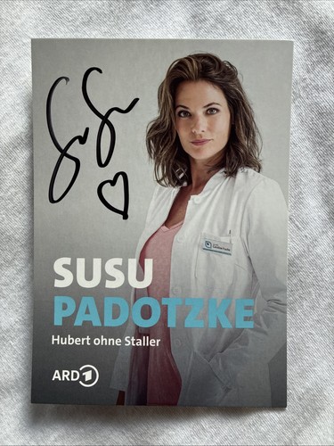 Autogrammkarte susu padotzke - autogrammkarte,