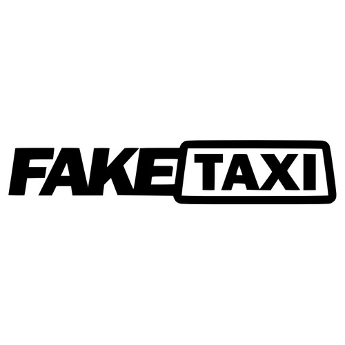 Fake taxi aufkleber sticker - taxi,