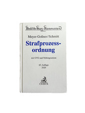 StPO Kommentar, 63. Auflage