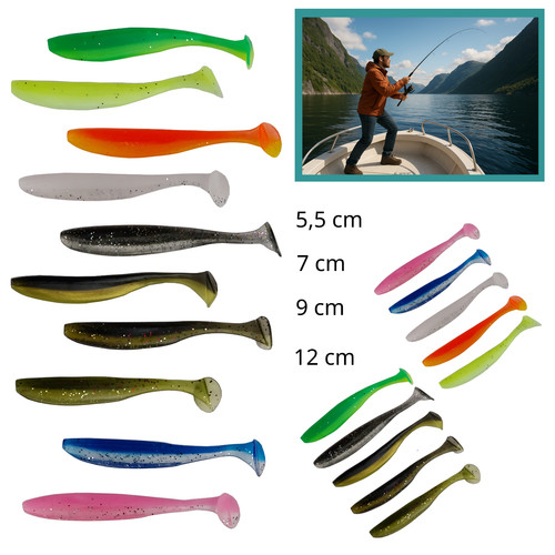 Shads set 5 12cm - shads, 5-12cm