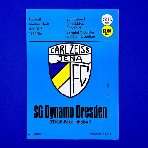 Programmheft carl zeiss - fc,