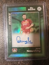 Topps Decades Jens Nowotny Auto /99 Bayer Leverkusen Legend