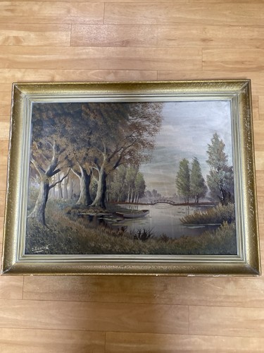 ölgemälde antik landschaft - Ölgemälde,