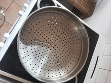 GARTEN UND ZUHAUSE :WOK SET /SERVIERPFANNE  GEBRAUCHT, GUTER ZUSTAND!!