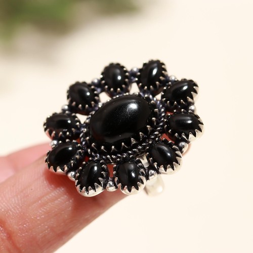 Massiver schwarzer onyx - schwarzer,
