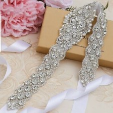 Braut kristall strass gürtel - kristall,