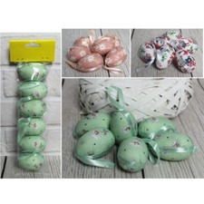 6 St. Ostereier aus Kunstoff