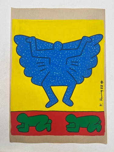 Keith haring zeichnung auf - keith,