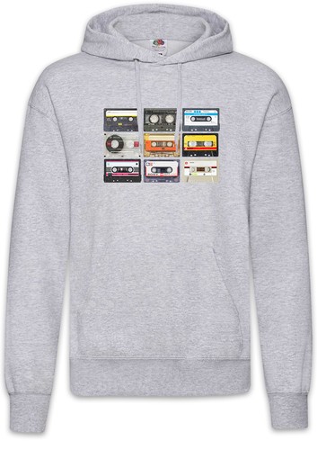 Retro cassettes herren - herren, hoodie