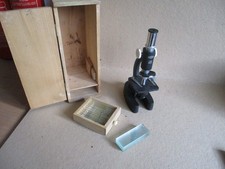 Altes Mikroskop Studiosus x100 x200 x300