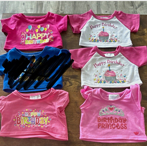 Build bear shirt 5 stück - build,