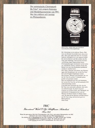 Iwc vinci reklame - iwc,