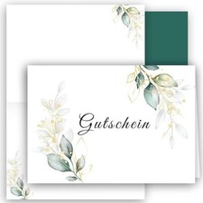 10x Gutscheinkarten zum selbst