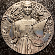 Medaille Bronze Handwerkskammer Frankreich La Chambre de Metiers de Paris