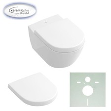 TOILETTE VILLEROY & BOCH SUBWAY 2.0 WAND WC SPÜLRANDLOS DIRECTFLUSH 5614R0 +SITZ