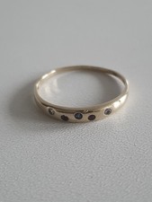 Vintage Damen Ring Rubin & Diamanten Gelbgold 333 / 8 Karat Gr. 67 ca. 1,52g