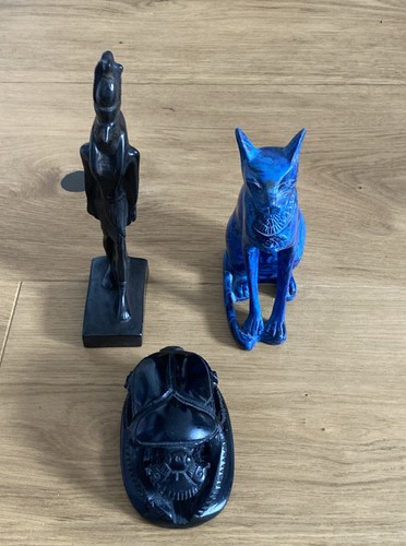 ägyptische skulpturen - 3x,