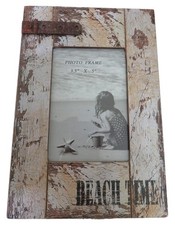 G. Wurm Bilderrahmen Holz Maritim Strukturmuster Mehrfarbig Strand