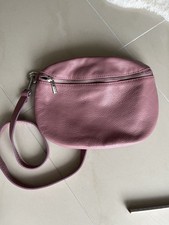 Crossbody Tasche Echtleder Flieder - Wie Neu