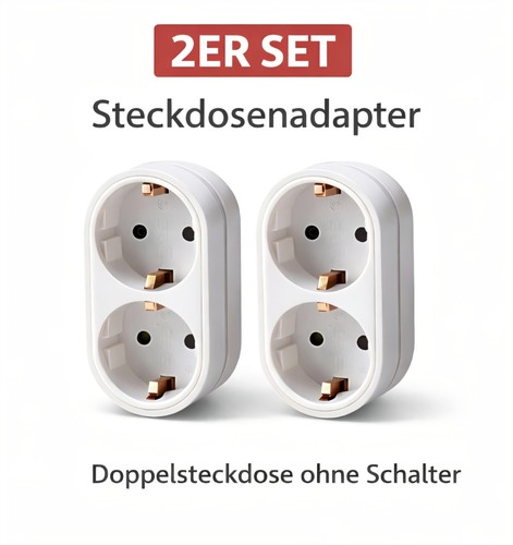 Doppelstecker - 2x,