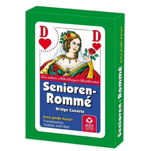 Romme rommé senioren set - romme,