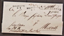 Vorphila Brief Birnbaum L2 4.3. - Meseritz L2 6.Mart. 1831  (38-33)