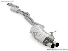 Eisenmann Komplettanlage BMW 3er E46 Limo Touring 320i 325i 330i 2x76mm